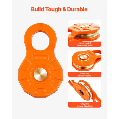 30-Ton Winch Snatch Block Pulley for UTV & SXS