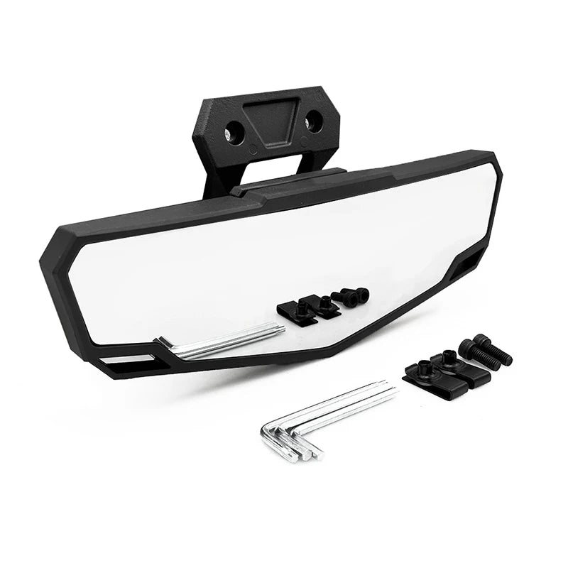 Aluminum Convex Center Mirror with LED Light for Polaris RZR Pro XP, RZR Pro R & RZR Turbo R