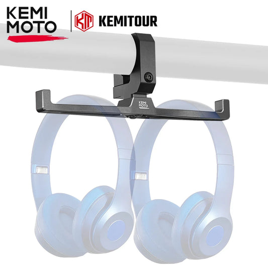 Aluminum Dual Headset and Helmet Hanger for UTV & SXS