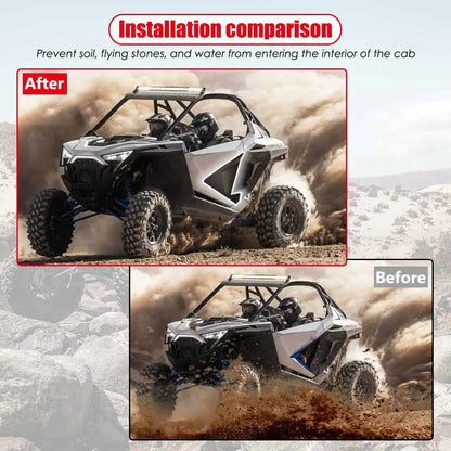 Lower Half Door Panel Inserts, 2-Seat for Polaris RZR Pro XP & RZR Turbo R