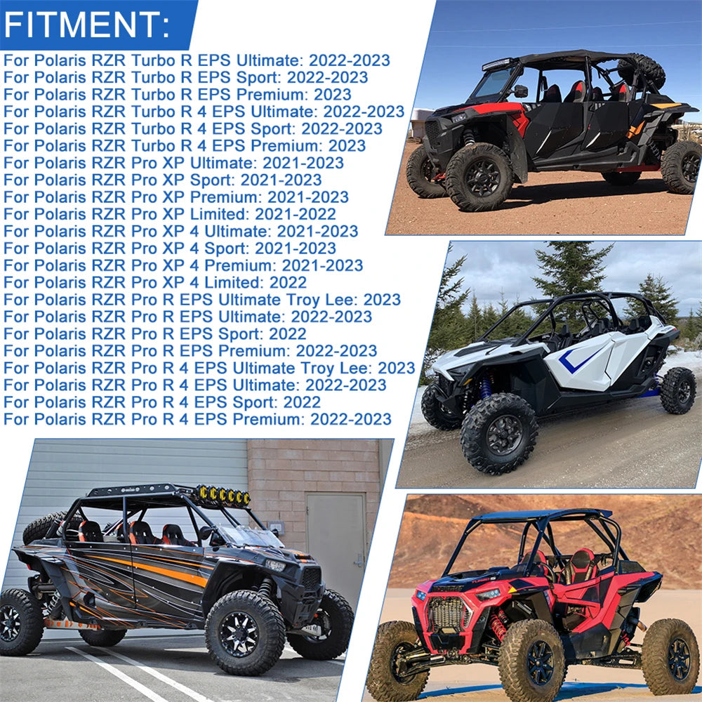 Outer Intake Mesh Screen Filter Kit, Left and Right for Polaris RZR Pro XP & RZR Pro R