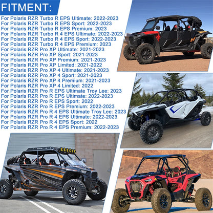 Outer Intake Mesh Screen Filter Kit, Left and Right for Polaris RZR Pro XP & RZR Pro R
