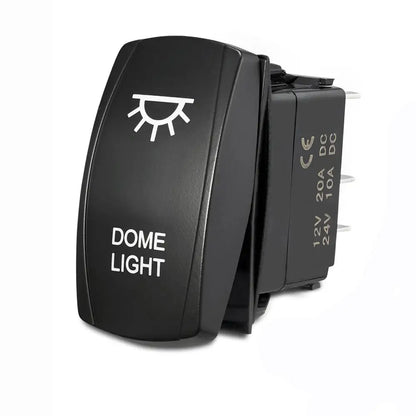 KEMIMOTO Illuminated LED Rocker Switch for Winch, Lights, Horn for UTV & SXS