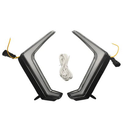 LED Front Fang Running Lights with Turn Signals for Polaris RZR Trail, RZR XP 1000 & RZR XP Turbo