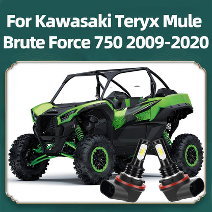 HR3 CSP LED Headlight Bulbs (2-Pack) for Kawasaki Teryx & Teryx4