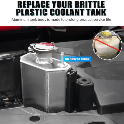 Aluminum Coolant Reservoir Tank for Can-Am Maverick X3 & Commander