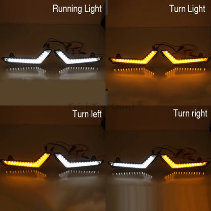 LED Front Accent Turn Signal Lights with DRL (Pair) for Can-Am Defender & Commander