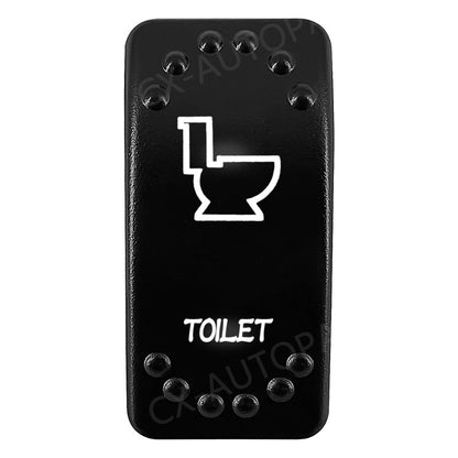 Waterproof Backlit Rocker Switch, 20A 12V for UTV & SXS