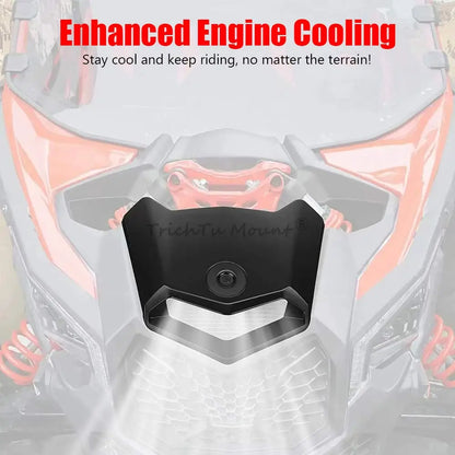 Front Turbo Fascia Cover for Can-Am Maverick X3 (2017–2023)