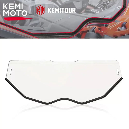 Clear Polycarbonate Half Windshield for Can-Am Maverick X3 (2017–2024)