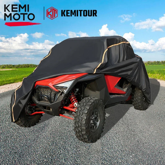 KEMIMOTO Heavy-Duty UTV Storage Cover for Polaris RZR Pro XP, RZR XP Turbo & Can-Am Maverick X3