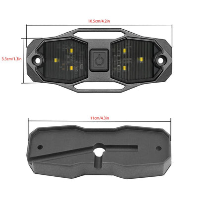 Roll Bar Mount LED Interior Dome Light, 12V for UTV & SXS