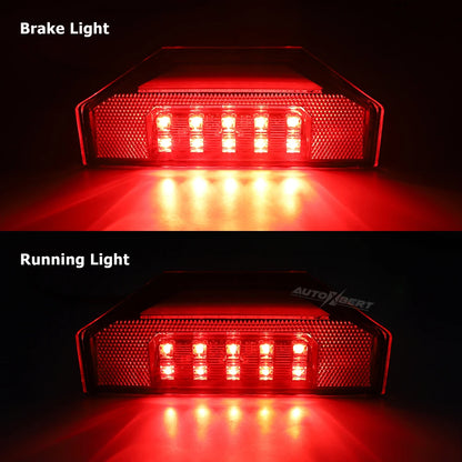 Red 10-LED Rear Tail Lights (Pair) for Polaris Ranger 570, Ranger XP 900 & Ranger XP 1000