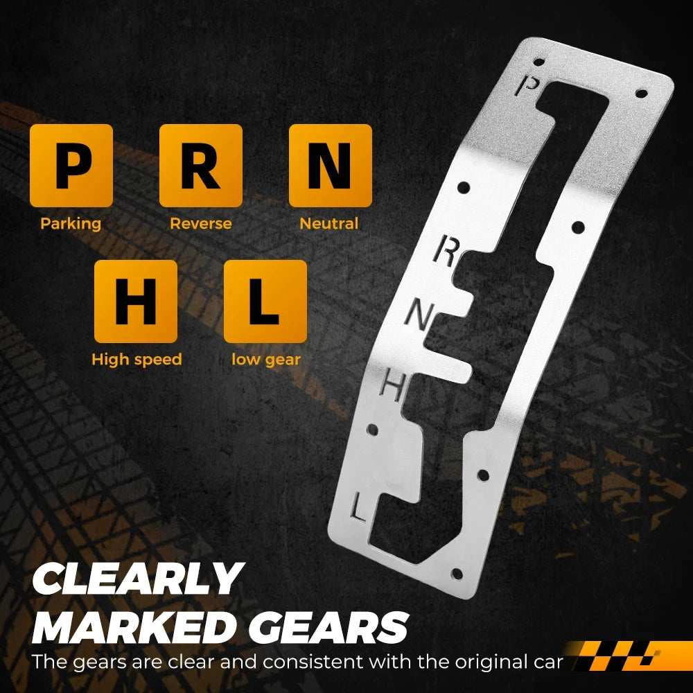 Stainless Steel Shift Gate Plate for Can-Am Maverick X3 (2017–2025)