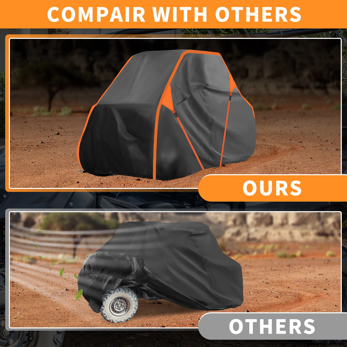 Waterproof 210D Side-by-Side Storage Cover for Polaris RZR Trail (2021–2026)