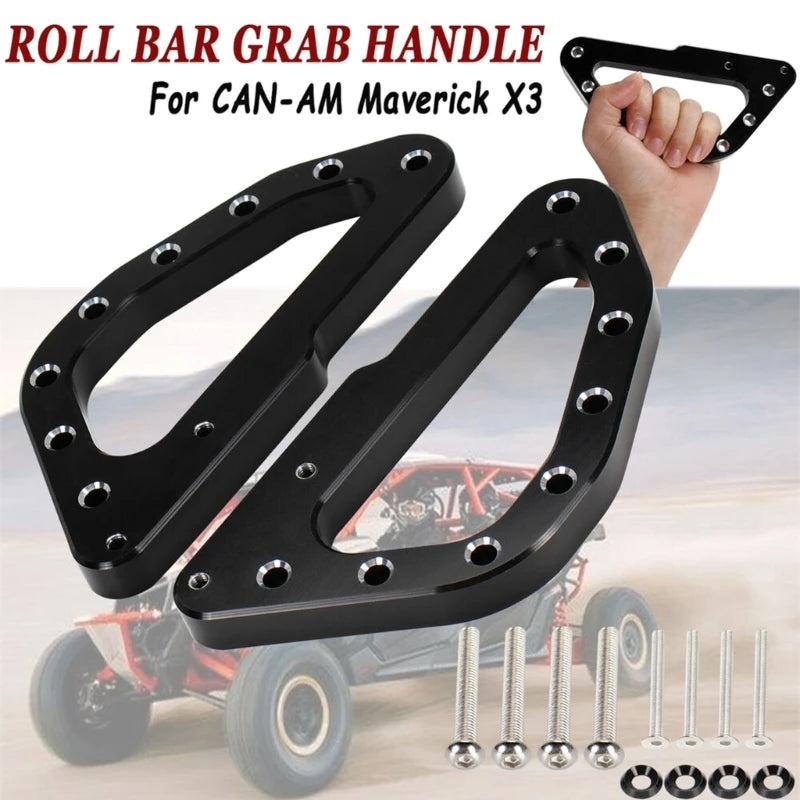 Anodized Aluminum Grab Handle Kit for Can-Am Maverick X3 (2017–2021)