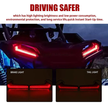 LED Tail Lights with Brake and Turn Signal (Pair) for Polaris RZR XP 1000 & RZR XP Turbo