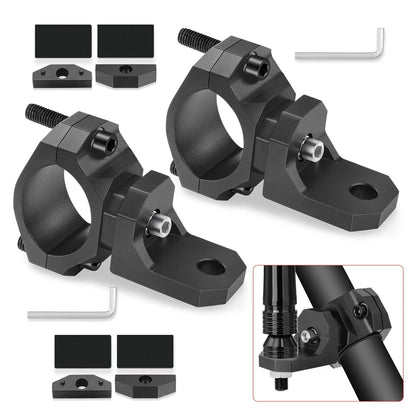 2-Pack 360° Adjustable Aluminum Whip and Flag Mounts for UTV & SXS