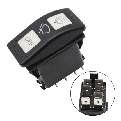Windshield Wiper Momentary Rocker Switch for Can-Am Defender & Maverick X3