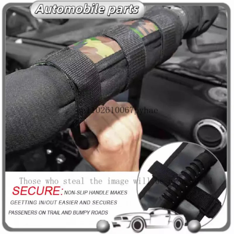Roll Bar Grab Handle, Black for UTV & SXS
