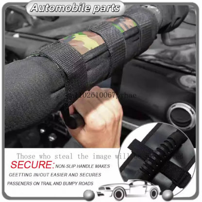 Roll Bar Grab Handle, Black for UTV & SXS