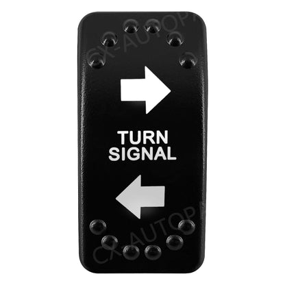 Waterproof Backlit Rocker Switch, 20A 12V for UTV & SXS