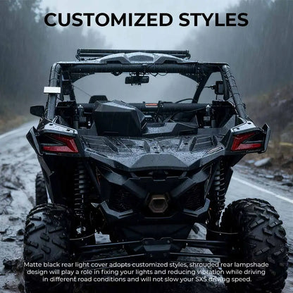 ABS Rear Taillight Covers for Can-Am Maverick X3 (2017–2025)