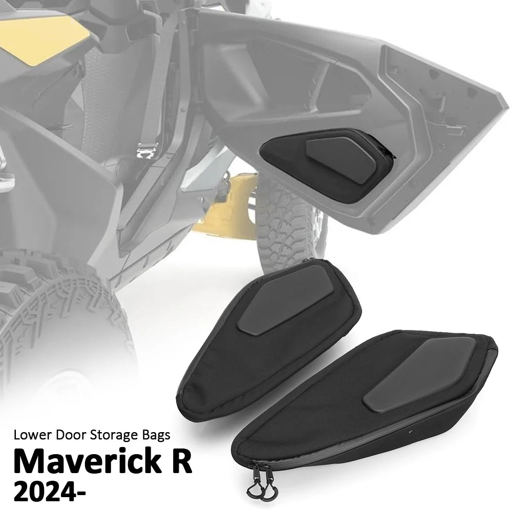5-Liter Lower Door Storage Bags for Can-Am Maverick R (2024–2025)