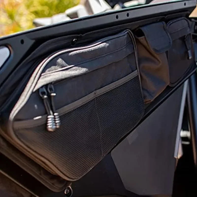 Front Door Storage Bag Organizer Pocket for Polaris RZR Pro XP & RZR Turbo R