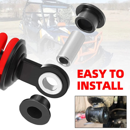 Front Shock Bushing & Sleeve Kit for Polaris Ranger 570, Ranger XP 900 & More