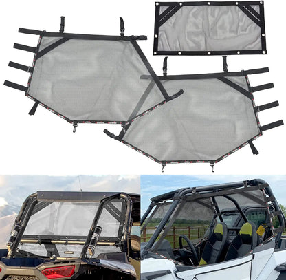 Soft Mesh Window Nets, 2-Door for Polaris RZR 570, RZR 900 & More