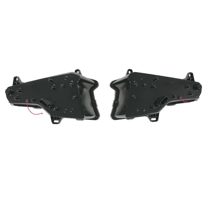 Black LED Headlights with White Accent and Amber Turn Signals for Polaris Xpedition (2024–2026)