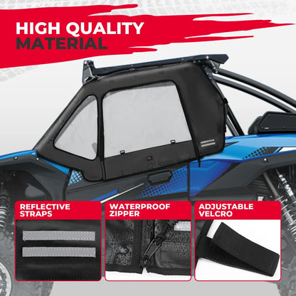 Soft Upper Side Door Set for Kawasaki Teryx KRX 1000 (2020–2024)
