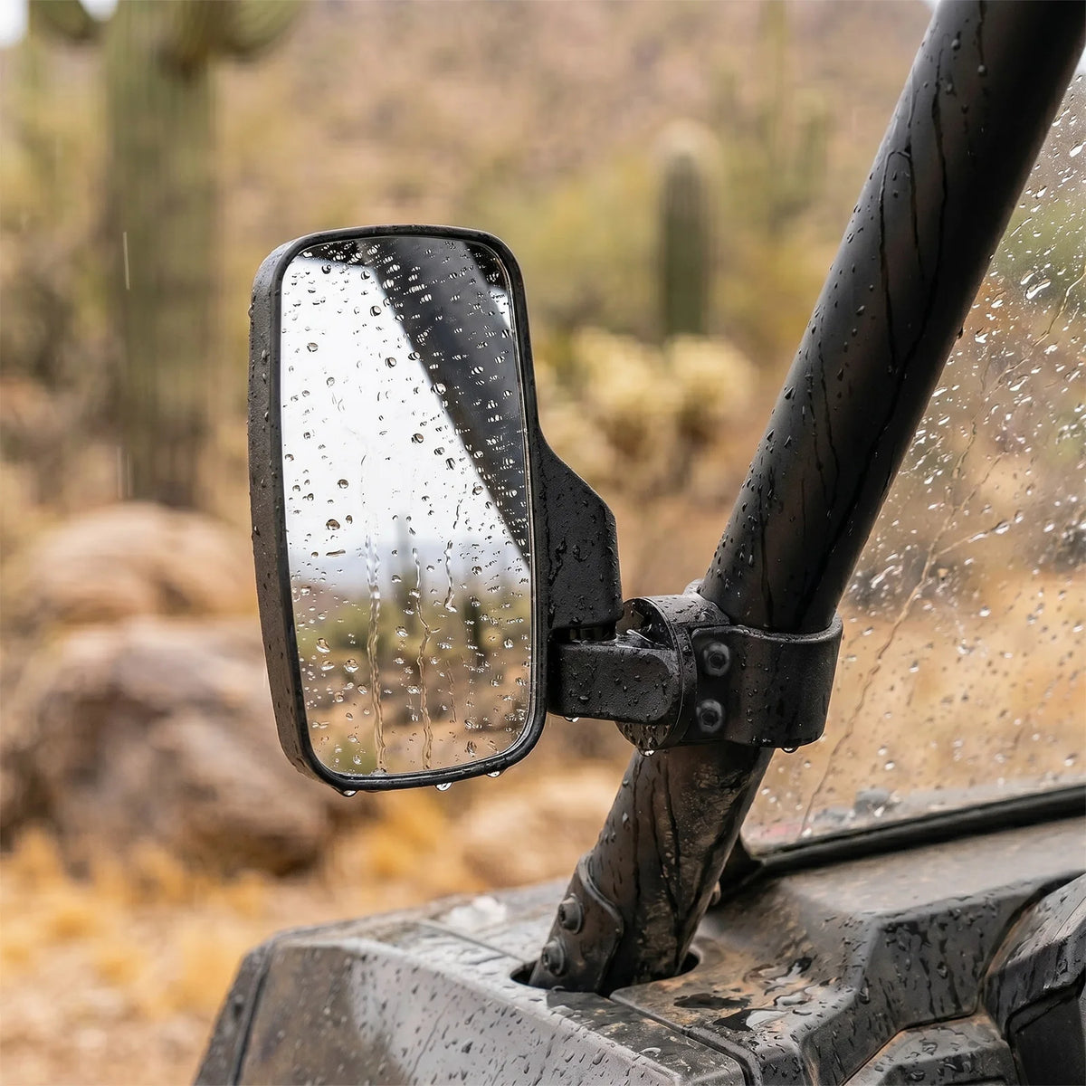 Rearview Side Mirrors with 1.75–2 Inch Clamps (Pair) for UTV & SXS