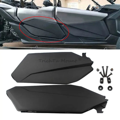 Rear Lower Door Panel Inserts with Metal Frame for Can-Am Maverick X3 (2017–2024)