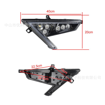 LED Headlight Assembly Replacement for Polaris RZR Pro XP (2020–2021)