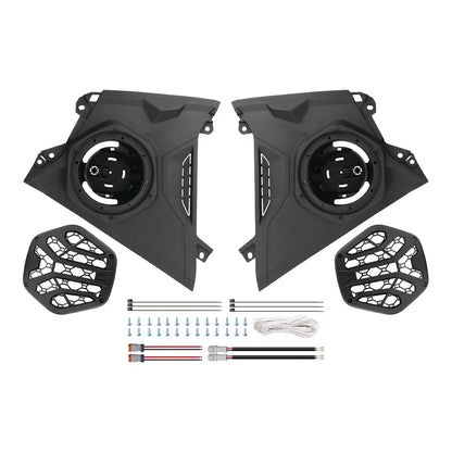 6.5-Inch Front Dashboard Speaker Pods with Mesh Grilles for Can-Am Maverick R (2024–2026)