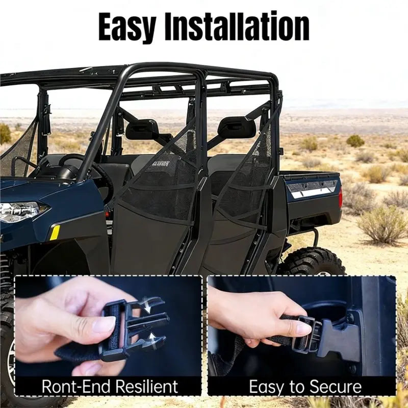 Door Net Fastener Buckle Clips (4-Pack) for Polaris Ranger 570, Ranger XP 900 & Ranger XP 1000