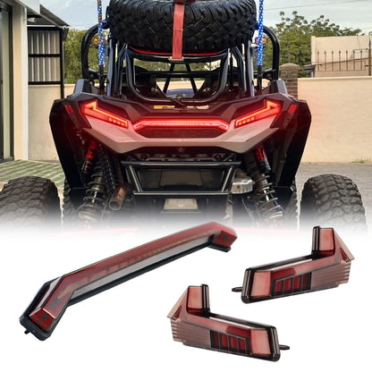 Smoked Red LED Center Brake Light Assembly for Polaris RZR XP 1000 (2019–2023)