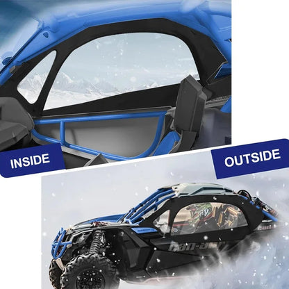Clear Soft Side Windows, Dustproof and Waterproof for Can-Am Maverick X3 (2017–2025)