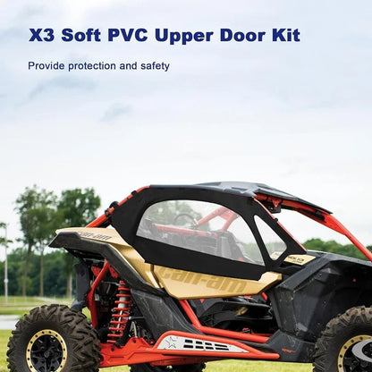 Clear Soft Side Windows, Dustproof and Waterproof for Can-Am Maverick X3 (2017–2025)