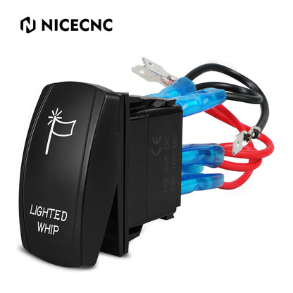 NICECNC LED Light & Flag Mount Bracket, 1.75–2 Inch for UTV & SXS