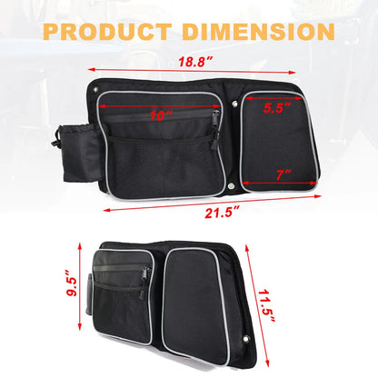 Rear Door Storage Bags, Driver and Passenger for Polaris RZR XP 1000 & RZR 900