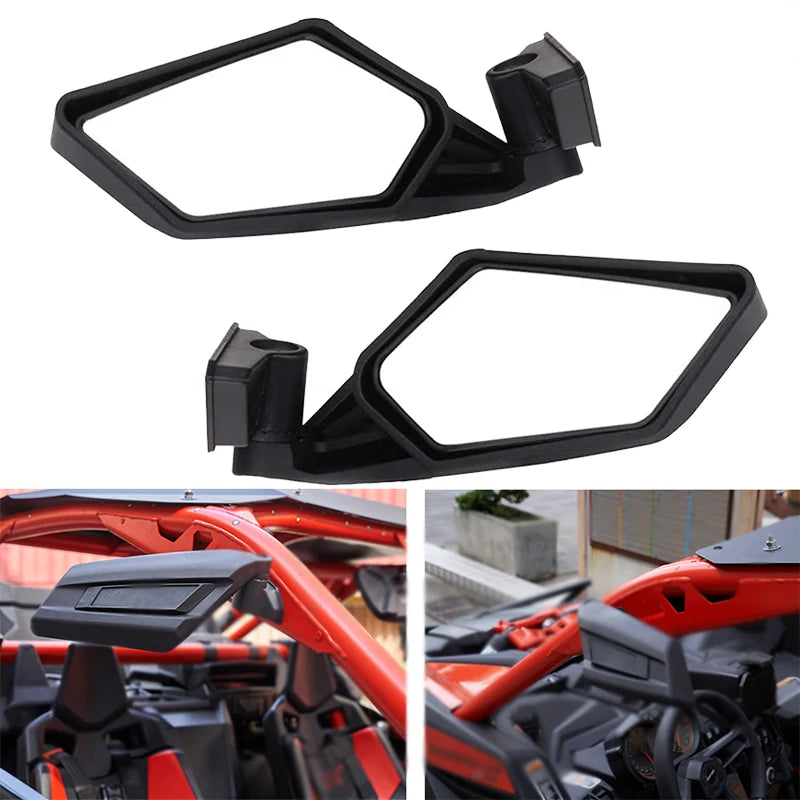 Adjustable Side View Rearview Mirrors for Can-Am Maverick X3 (2017–2021)