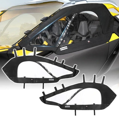 Soft Upper Door Kit with Clear TPU Windows for Can-Am Maverick R (2024)