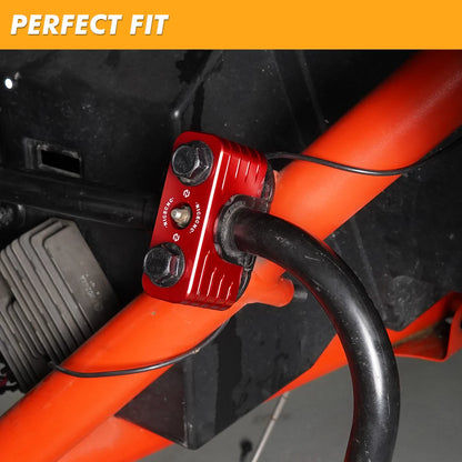NICECNC Aluminum Rear Sway Bar Clamp Mount Brackets for Can-Am Maverick X3 (2017–2024)
