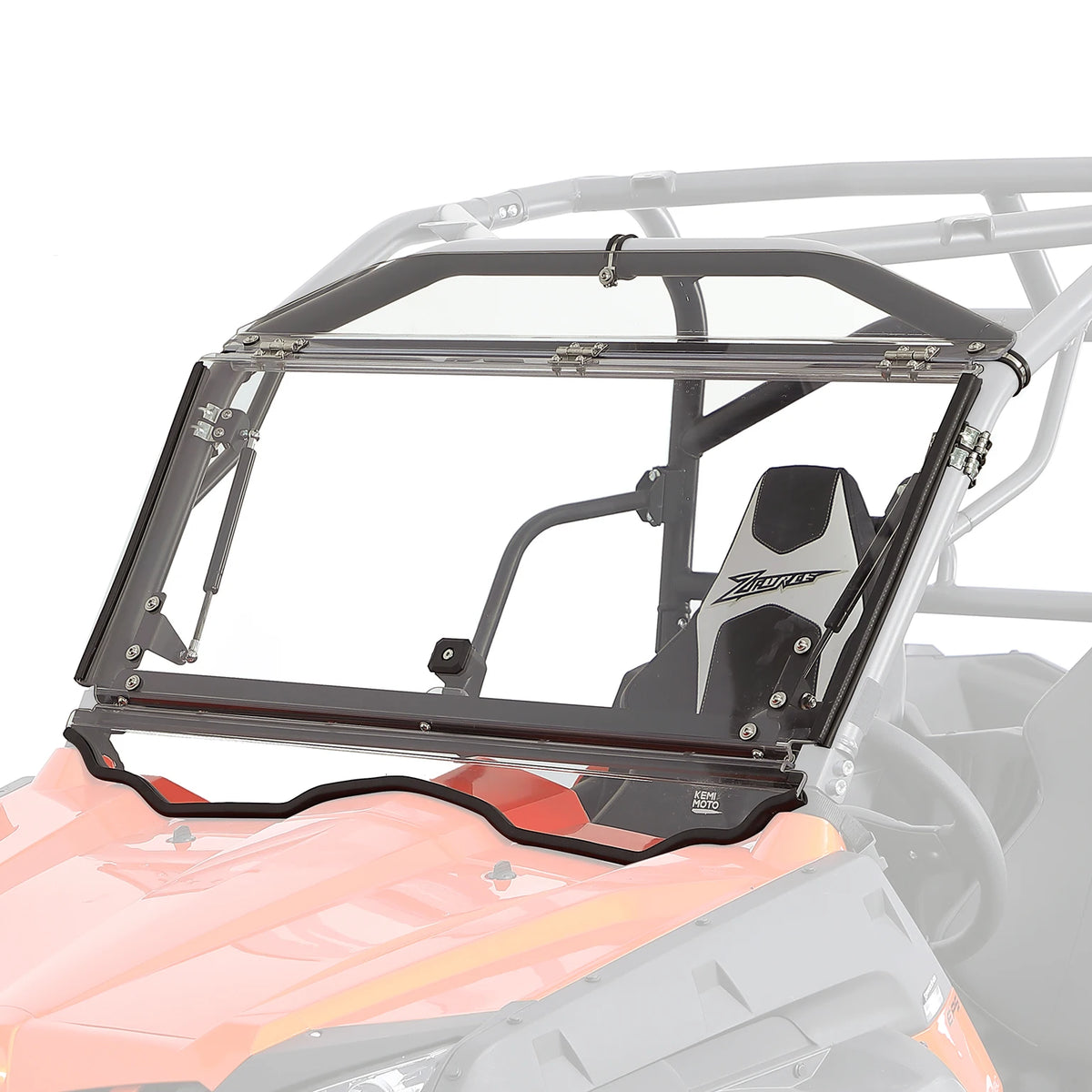 3-in-1 Hard-Coated PC Folding Flip Windshield for CFMOTO ZForce 800 & ZForce 950