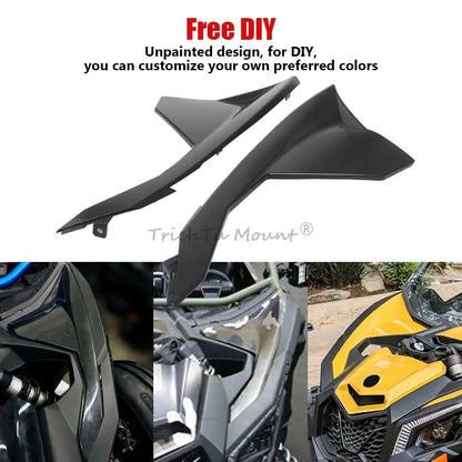 Front Fender Decorative Plate Cover, ABS for Can-Am Maverick X3 (2017–2023)