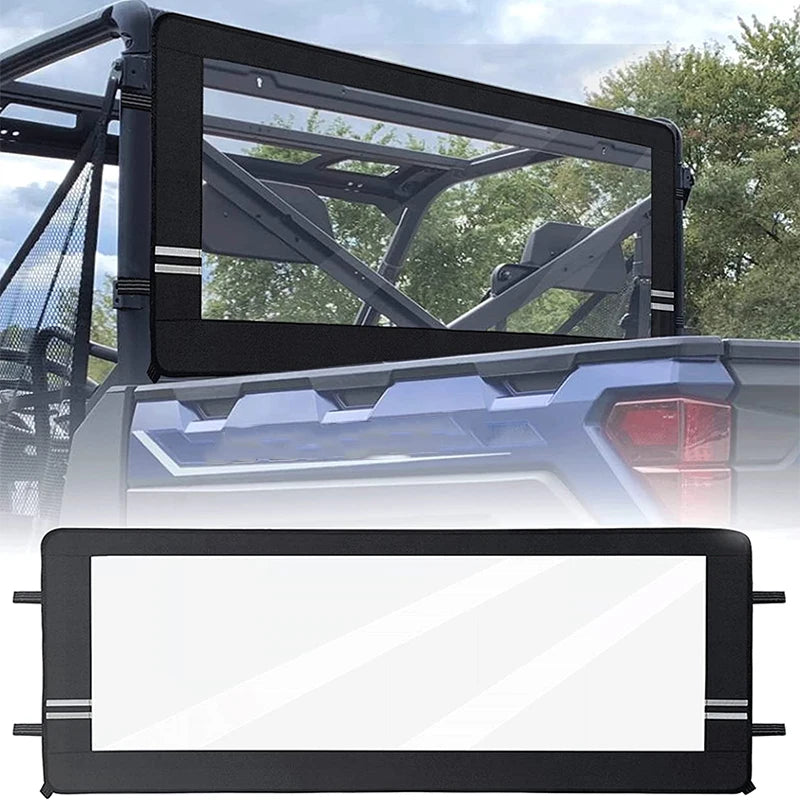 PVC Waterproof Rear Window Panel for Polaris Ranger XP 1000 & Ranger XP 900