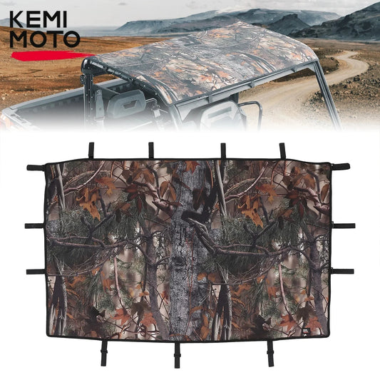 KEMIMOTO Canvas Sunshade Roof Top, 3-Seat for Polaris Ranger XP 1000, Ranger 1000 & Ranger XP 900
